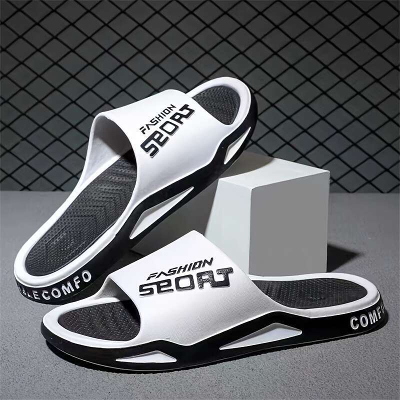 Men's slippers sandals designer Trendy Comfortable Open Toe PVC Slipper Breathable Non-slip Slippers For Indoor Outdoor Beach Gym All Seasons