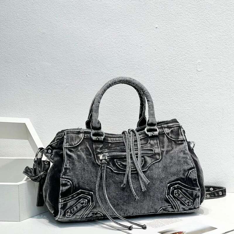 city tote womens shoulder designer motorcycle denim canvas handbag and prusee washing cowboy diagonal span bag