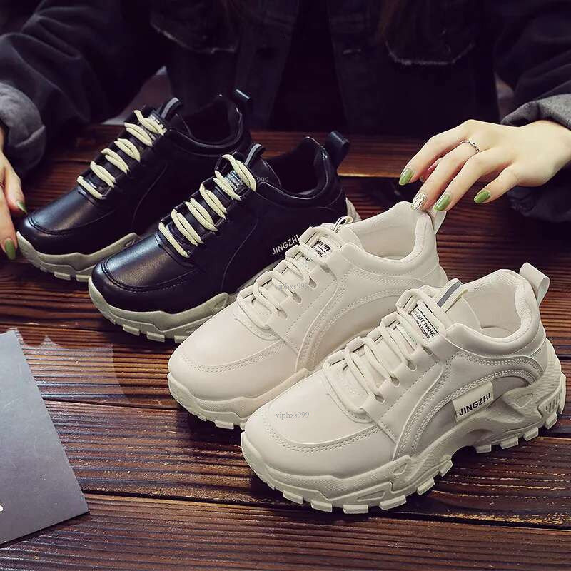 New Free Shipping Designer Shoes Daddy's 2025 Outdoor Casual Thick Soled Women's Shoes Breathable Korean Fashion Lace Up Shopkeeper Recommen