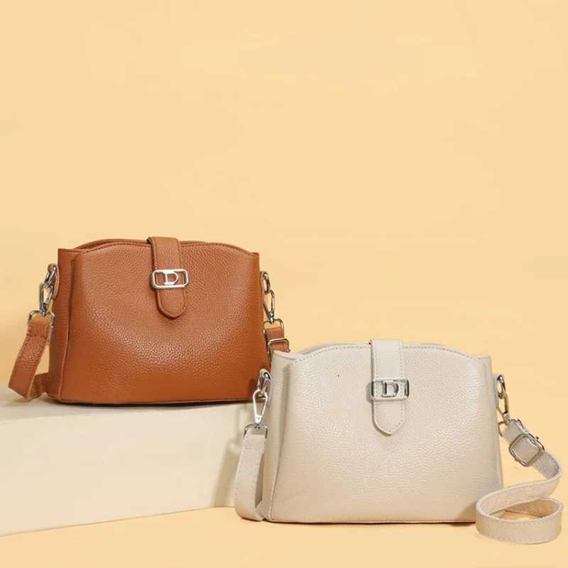 Classic Womens Messenger Bag Leather Crossbody Shoulder Bag Elegant Style Luxury Brand PopularW251112