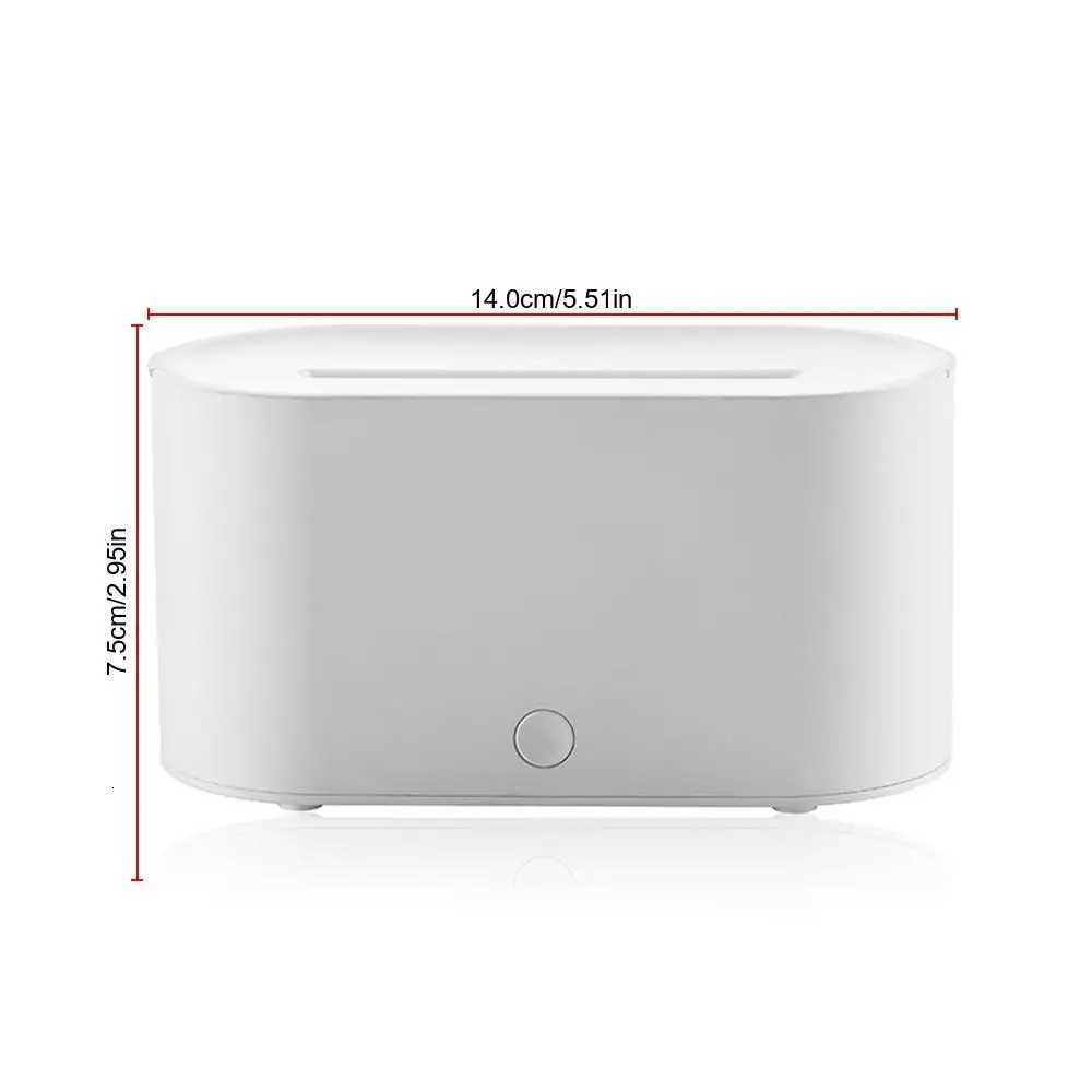 Colorful Flame Fire Diffuser Humidifier Essential Oil Diffusers Ultra Quiet Aroma EssentialOils Aromatherapy 7 Colors Modes Y251113