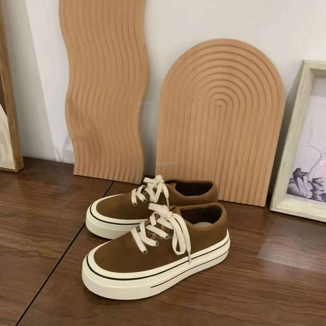 New free shipping designer shoes Autumn new breathable casual board 2024 thick sole height increasing trend sports versatile single shoe lightweight w