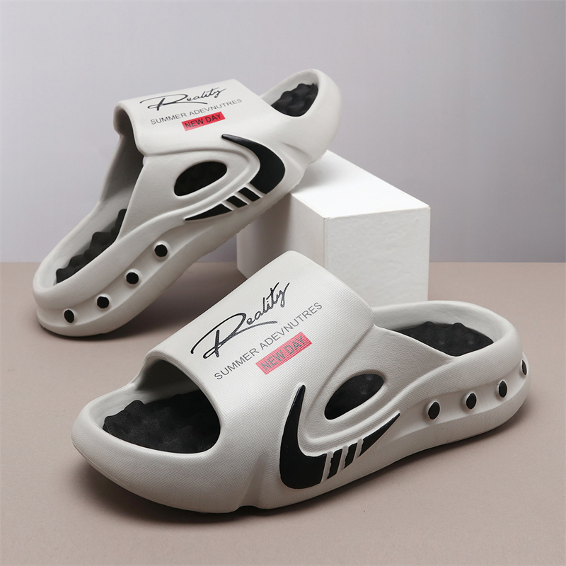 free shipping designer Sandals for man outdoor sport breathable indoor slippers platform black white beach shoes