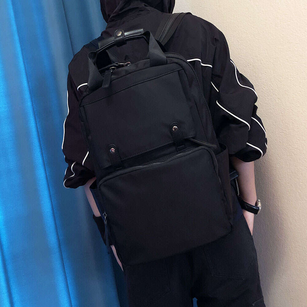 Backpack college style Oxford cloth waterproof lightweight computer men's backpack travel bag