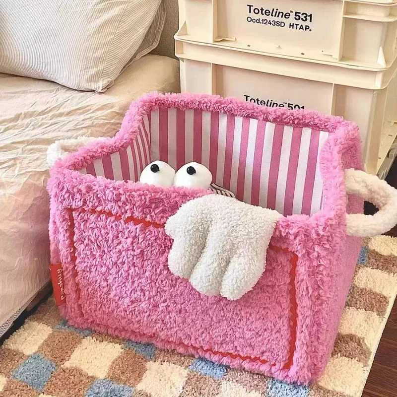 Cute Baby Diaper Bag Nappy Toys Storage Basket Kids Clothes Shoes Organizer Bedding Storage Box Childrens Ro Decoration Y251112
