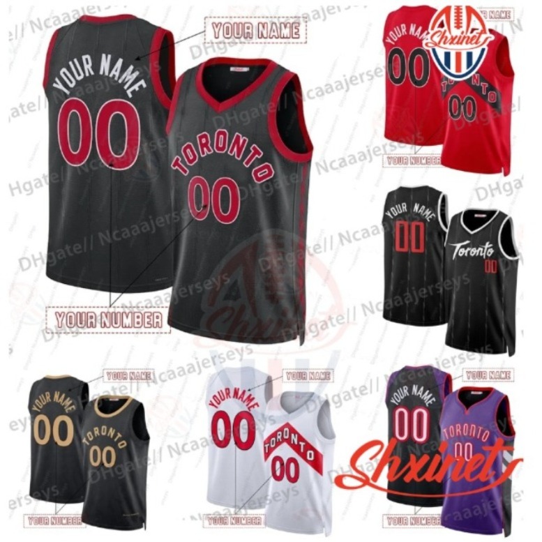 Custom 2025-26 City Jersey Scottie Barnes Immanuel Quickley Quickley Barrett Ingram Jakob Poeltl 100% Stitched Embroidered Mens