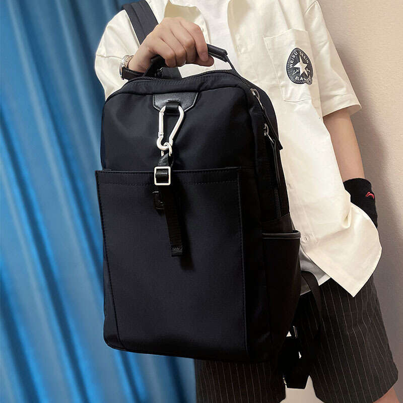 Backpack Simple Men's Computer New Large Capacity Trendy Leisure Travel Backpack Luggage Bag