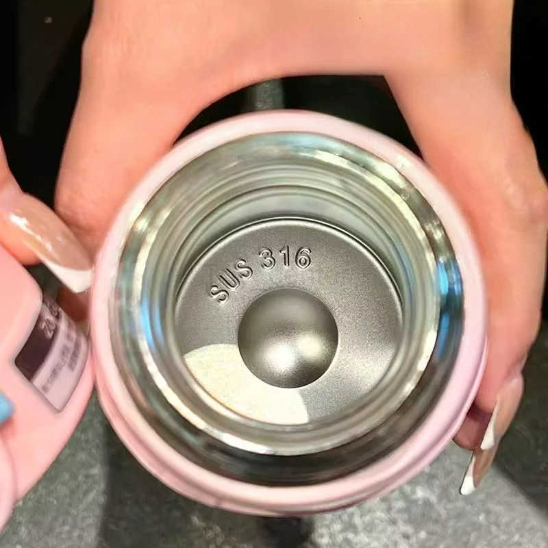 Disney Zootopia Judy Nick Lotso Stitch Thermos straw water cup easy to carry birthday gift H251203