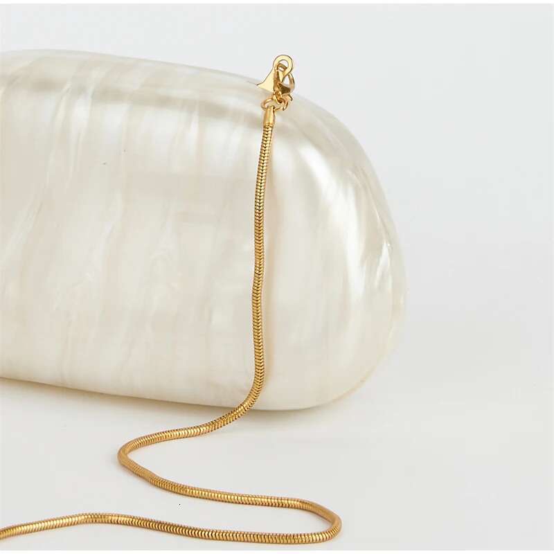 Banquet Shell Shaped Niche Brand Fashion Unique Quicksand Pattern Wedding Party Holiday Chain Shoulder Crossbody Bag Clutch