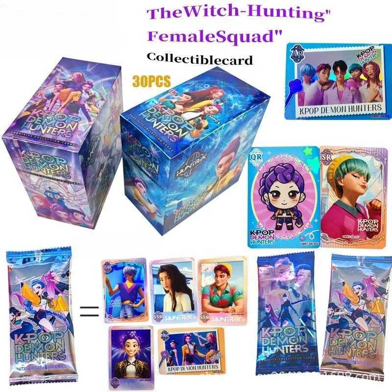 150pcs KPop Demon Hunters Collectible Cards Advanced Laser HUNTR/X Trading Card Set Premium Flash Cards for Anime Fans Z251111