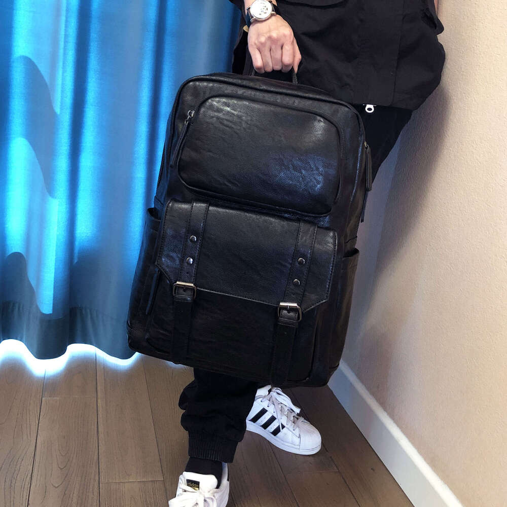 Backpack men's large capacity new Korean version trendy casual computer travel bag college student backpack