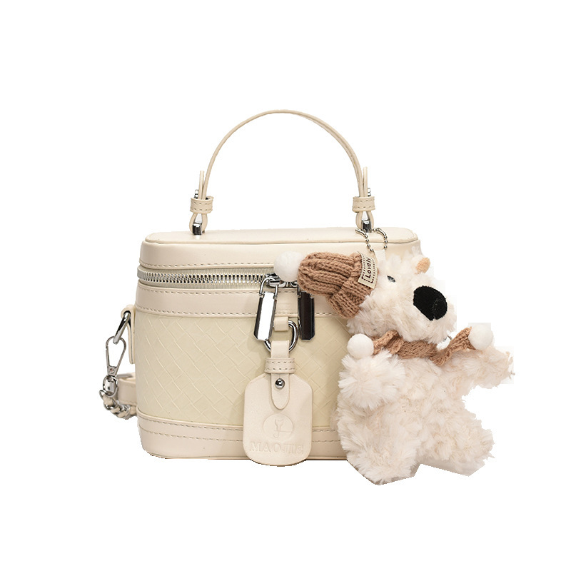 2025S Designer Women S Bag Solid Color Box New Woven Women S Stylish And Stylish Single Shoulder Bag High End Feel Hand Held Crossbody Bag