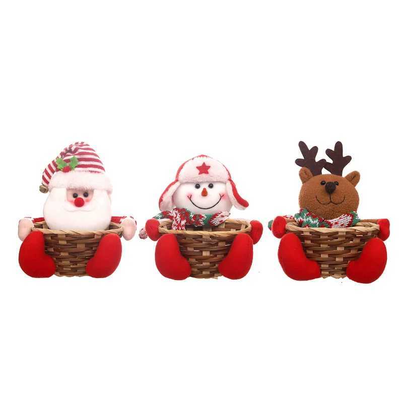 Christmas Christmas Decoration Candy Basket Christmas Tabletop Decoration Children Candy Basket Christmas Decoration Small Candy Box Y251113