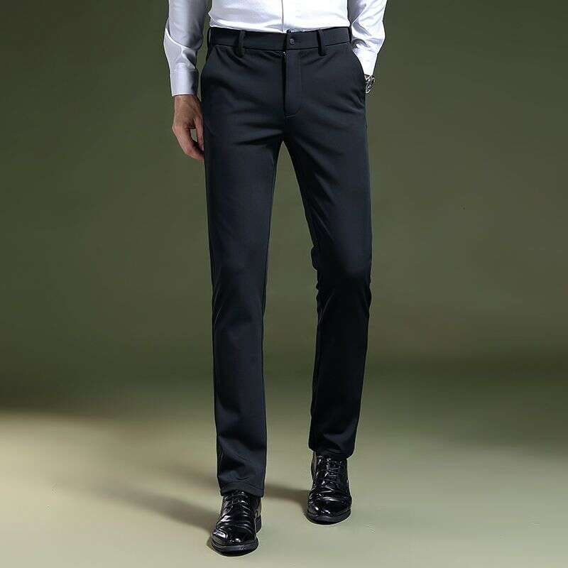 Noble designer hoodie Crocodile Summer Trend New Ice Silk Thin Breathable Men's Casual Pants Stretch LANTI KAST Business Trousers