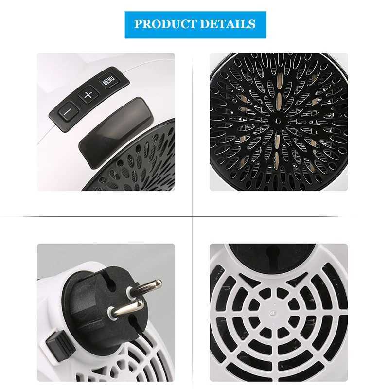 ound Wall-Mounted and Desktop Electric Heater Dual Purpose Silent Heater with Remote Control Fast Heating for Home Dorm Office Y251113