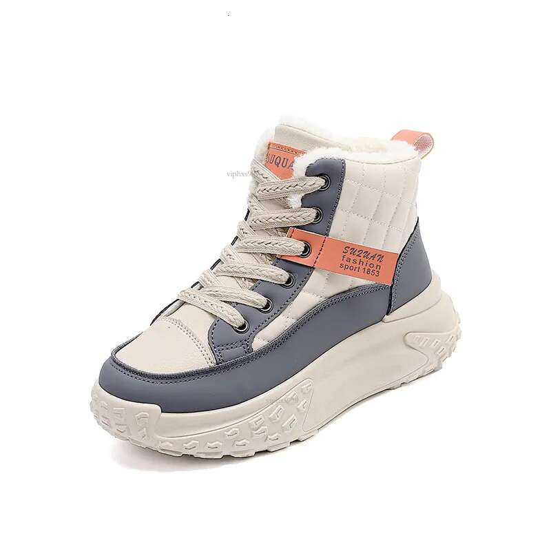 New Free Shipping Designer Shoes Designer New High Top 2025 Winter Warm Cotton With Veet For Casual Ins Korean Board Shoes Women's Trend K6705