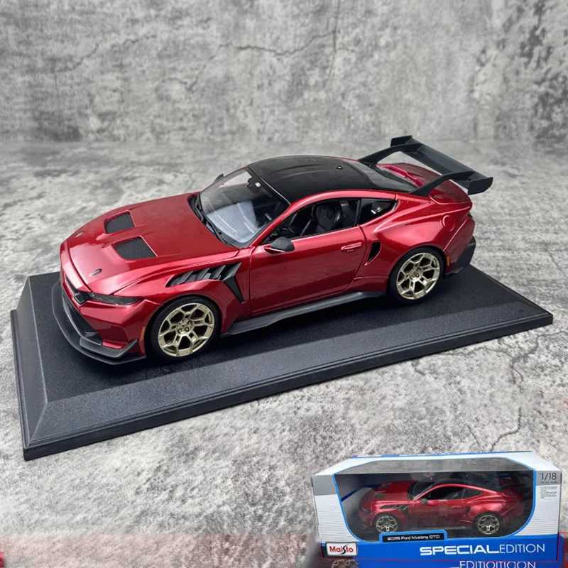 New Stock Maisto 118 2025 Ford Mustang Gtd Series Simulation Alloy Car Model Customized ChildrenS Toy Collection Gift Ornament C251112