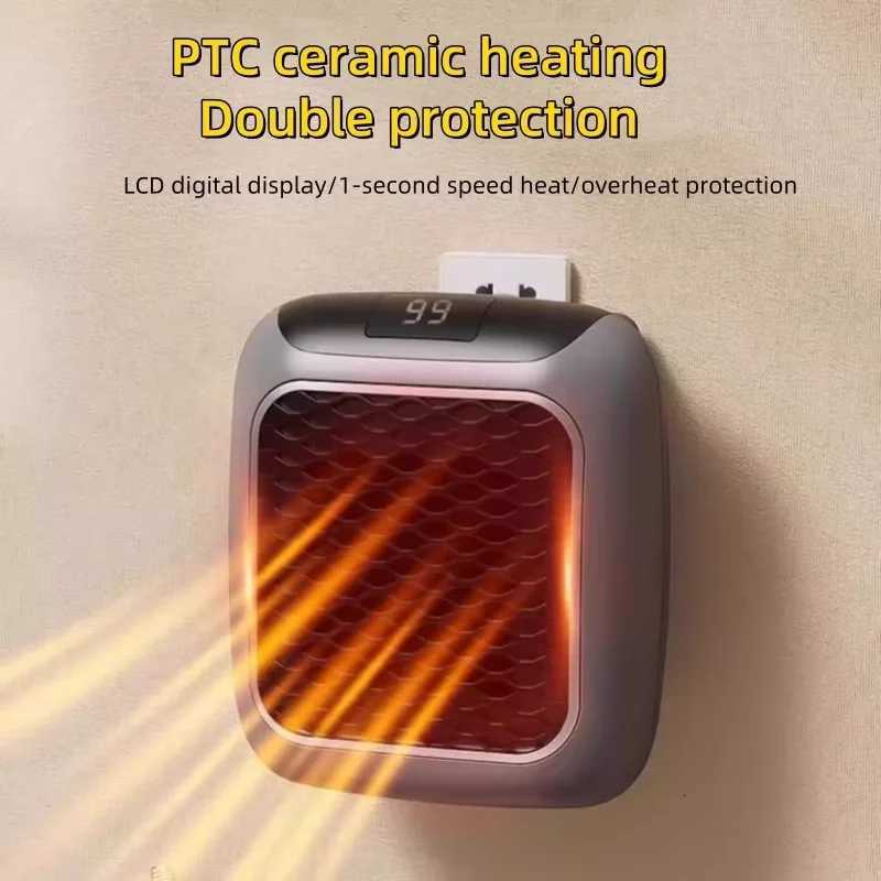 Remote Control Portable Heater Bedroom Living Room Electric Hand Warmer Wall Mounted Bathroom Space Heater EU US Plug Y251113