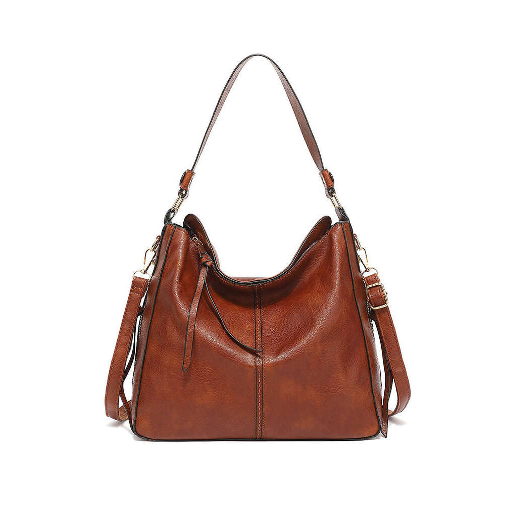 2025 New Single Shoulder Simplified Diagonal Stray Korean Handheld Women's Tote Big Bag