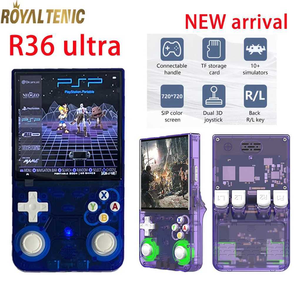 New Arrival R36 Ultra Game Console 64G 128G 40inch I Screen for Adult Kids Game Player Handheld Video Game Consoles PortableW251113