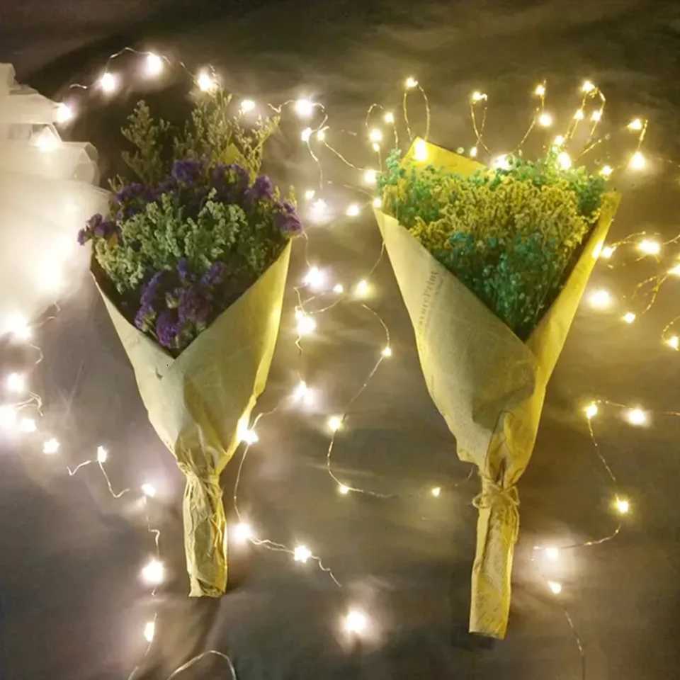 10m 100LED Fairy Light Battery Powered Warm White Mini Copper Wire Starry Sky Light Suitable for Bedroom Christmas Party M251113