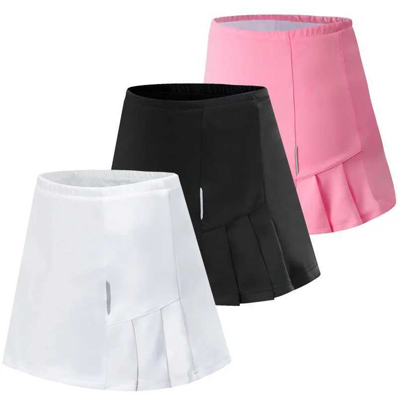 2024 womens sports skiing fast drying tennis yoga badminton golf waist short sleeved comfortable breathable belt safety pants Y250412
