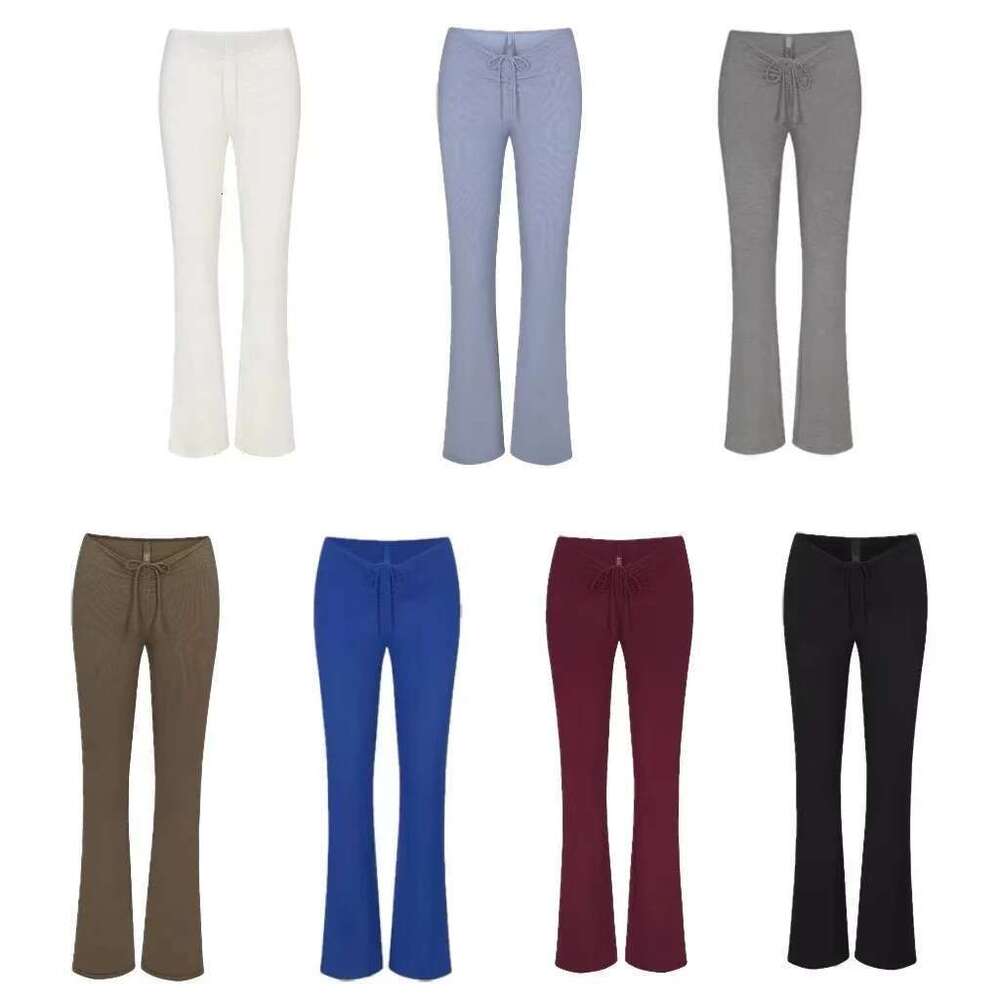 Women's Wear Kim Drawstring Pleated Slim Slacks For Women