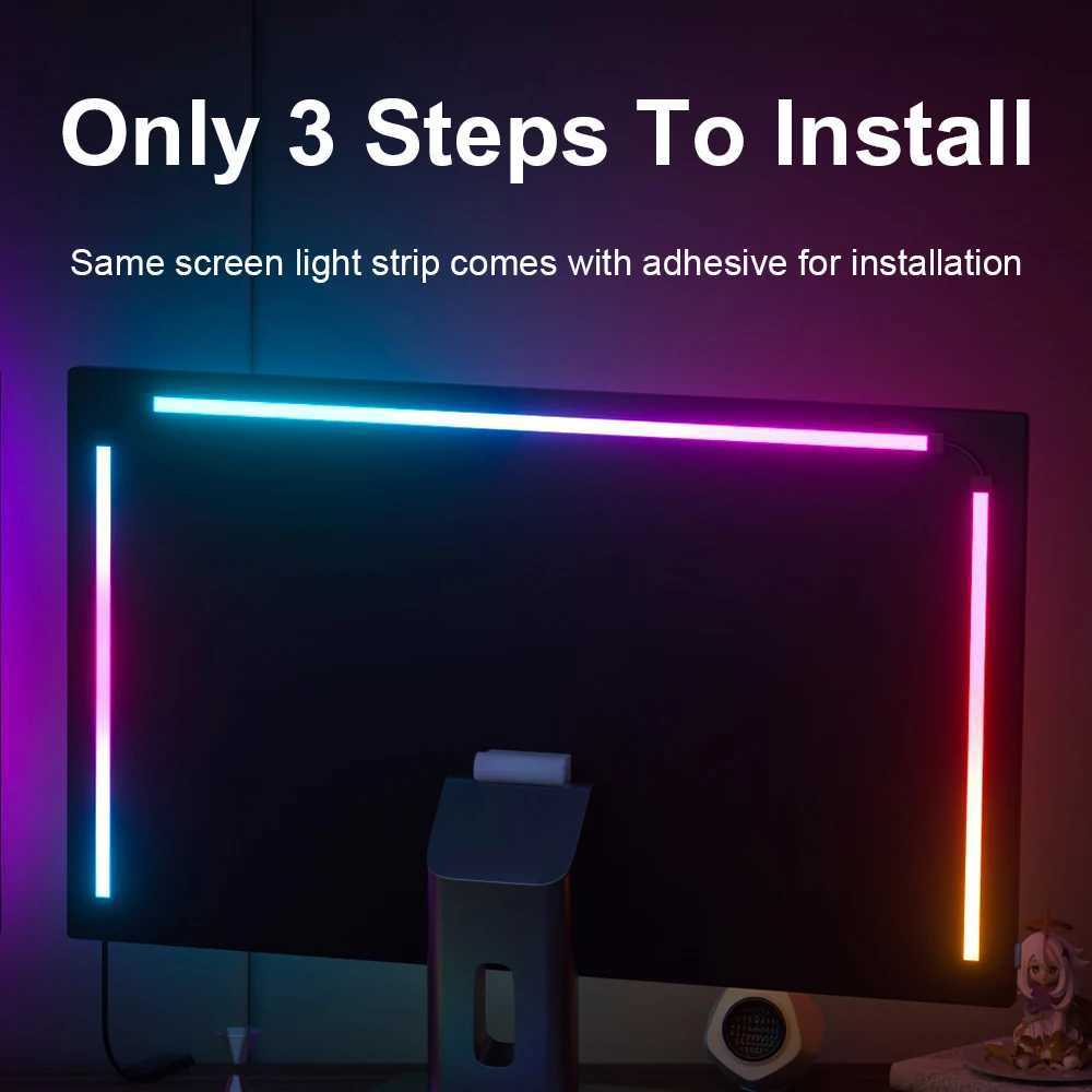 Smart Ambient TV Lighting PC Display Sync LED Strip Monitor Backlight DIY Party Atmosphere Light Sync Decor Lamp Game Holiday W251112