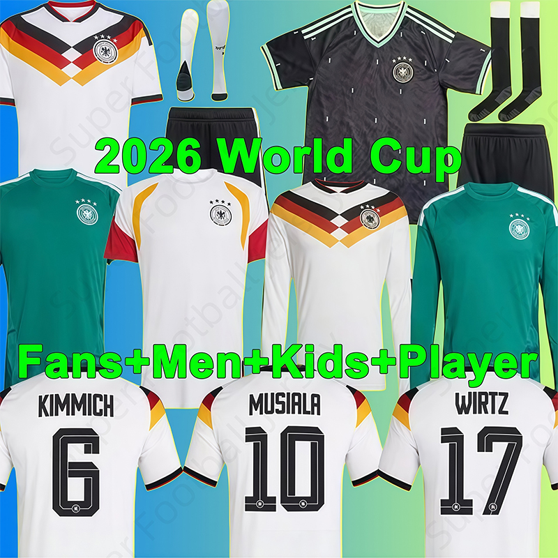 Germany Jersey 2026 World Cup 25 26 Soccer Germany 125th Year Anniversary soccer jerseys Kit Women Euro Away home football shirts men kids sets 2025 2026 world cup