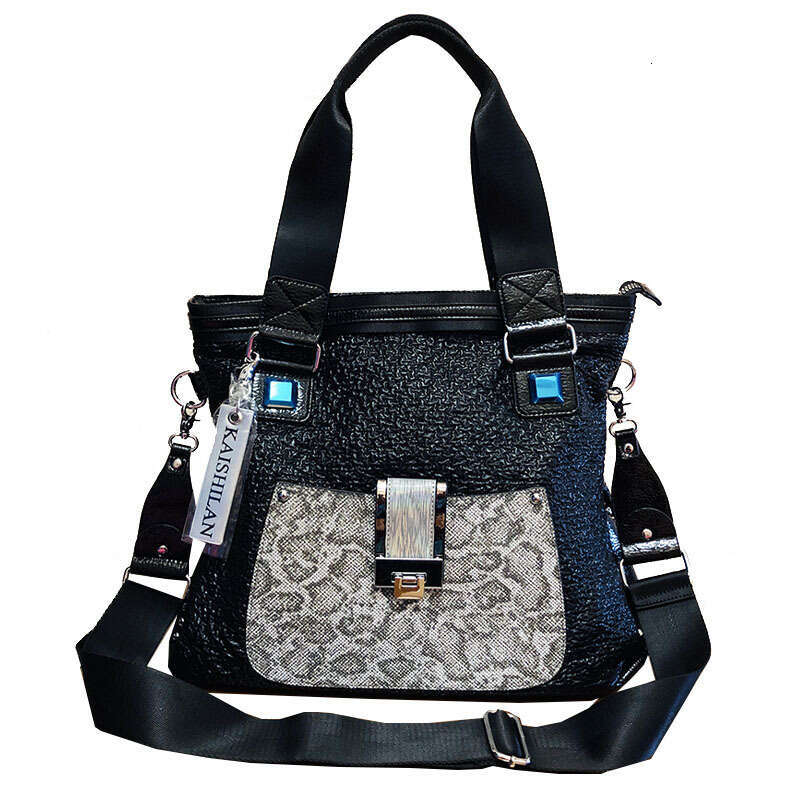 Backpack Tote Women's Large Capacity Soft Leather Big New Trendy Fashion Single Shoulder Handbag Crossbody Bag