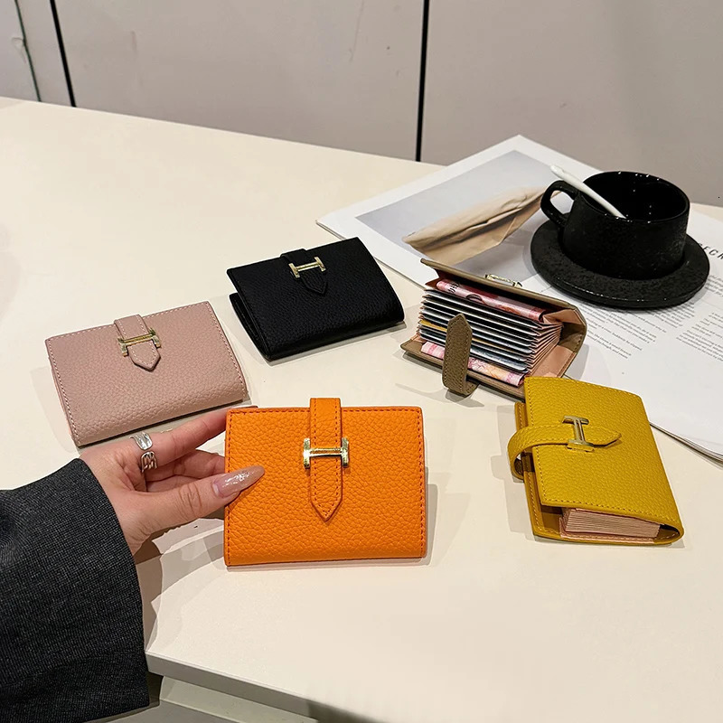 Soft PU Leather Travel Passport Women Wallet Elegant Portable Credit Card Holder Set Minimalist Exquisite Purse Gift 251112