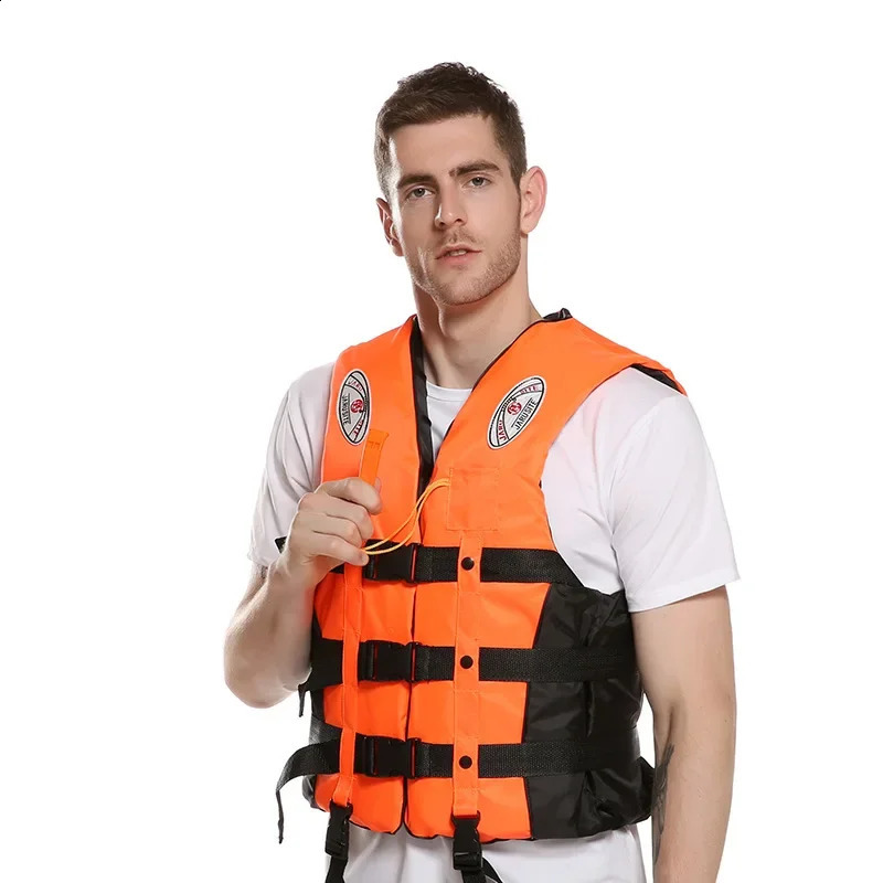 Swimming Boating Skiing Driving Vest Water Safety Survival Suit Universal Life Vest Jacket for Adult Children S -XXXL 250411