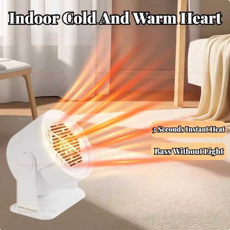 Portable Small Electric Heaters for Home Energy Saving Quiet Foot Warmer Fast Heating Indoor Warm Air Blower Y251113