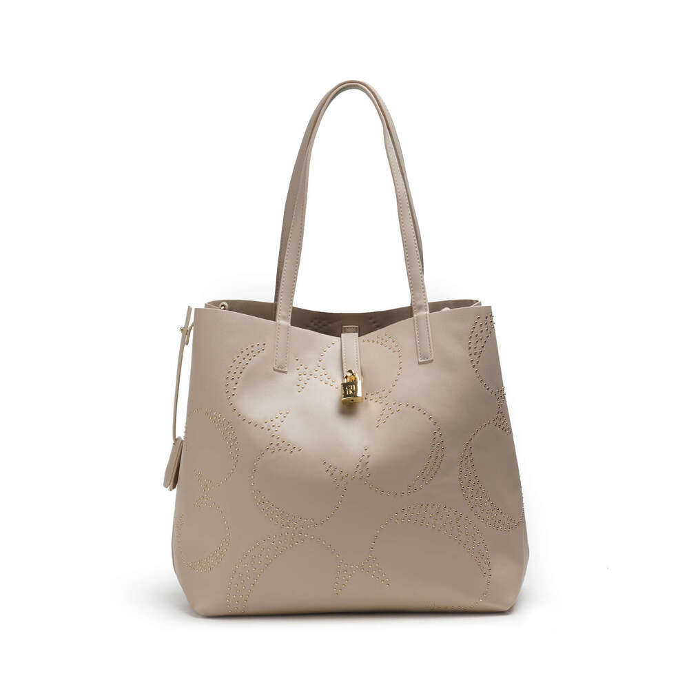 CHHC Luxury Handbag With Gold Buckle Decoration, Large Women's Shoulder Bag, Fashionable And Versatile For Commuting