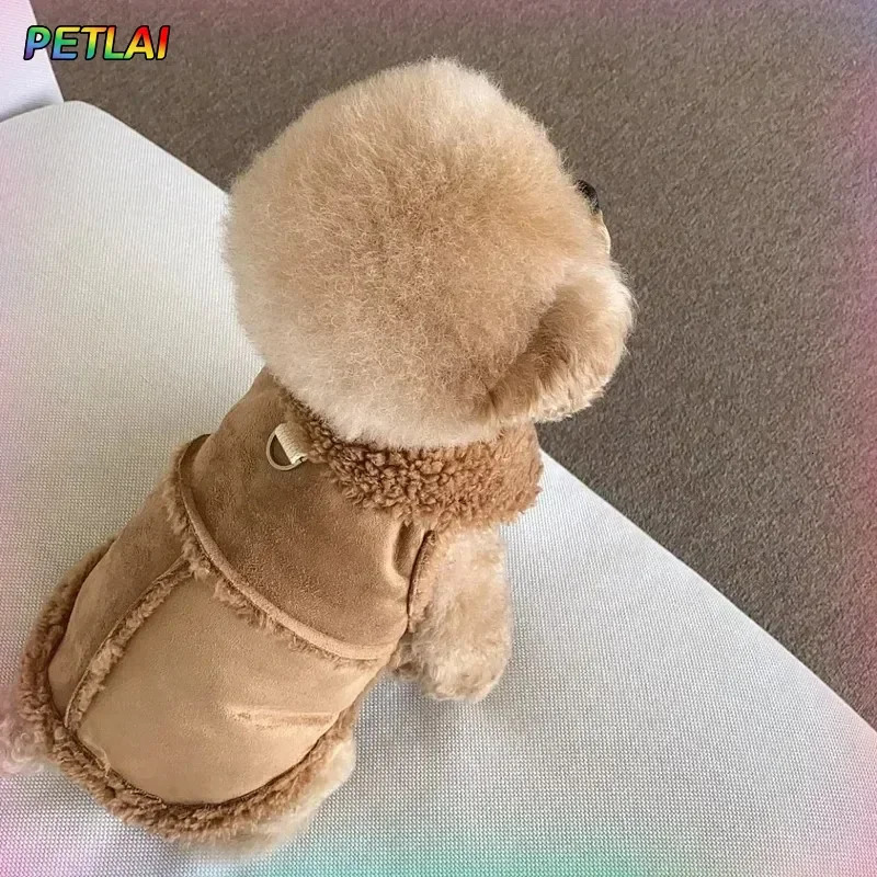 Dog Cute Vest Clothes Jacket Accessories Small Dog Autumn Winter Medium Dress Soft Pet Clothing Coat Home 251112 - view 3