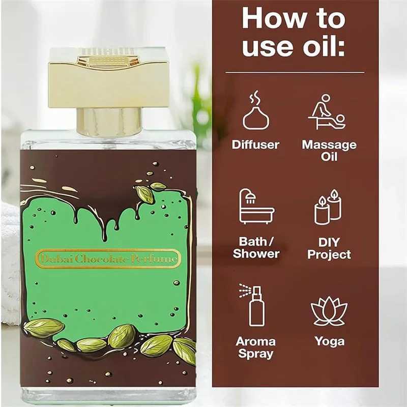 Vanilla Gourmet Perfume Pistachio Cocoa Beans Long-lasting Fragrance Dubai Brand Light Perfume Unisex Fresh Chocolate FragranceT251113