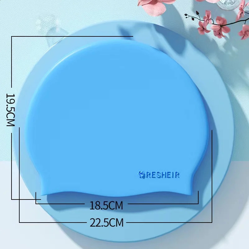 3pcs silicone swimming cap adult waterproof and high-definition professional women large-frame swimming goggles diving cap 250411