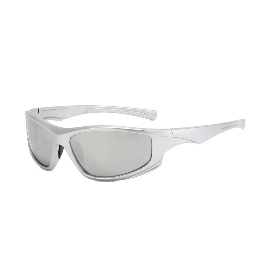 Fashion Y2k Style Wrap Around Mens Sunglasses Daily Outdoor Sports Street Decorative GlassesC250412