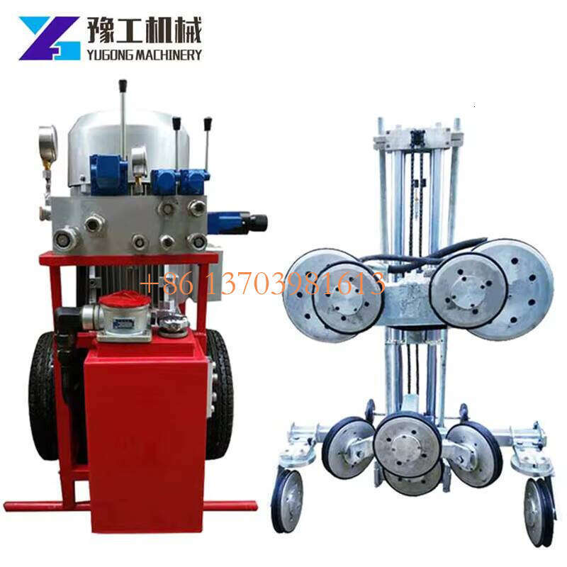 Mobile Stone Cutting Quarry Multi Cutting Blocks Portable Small Diamond Wire Saw Machine