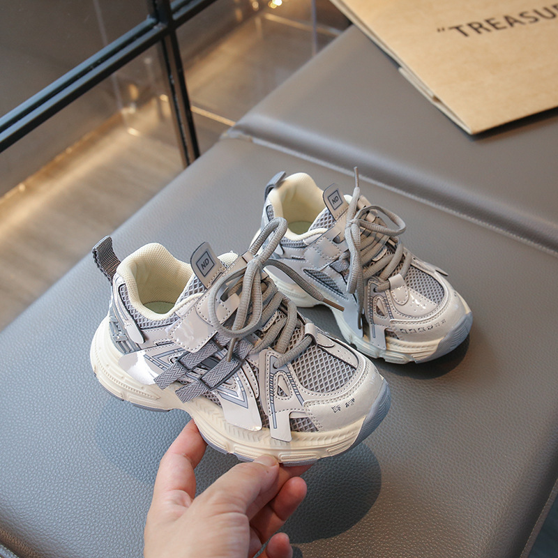 Kids Running Shoes Toddler Design Shoes for Girl Boy Children Sport Chunky Sneakers Trainers Walkfashion Youth Sneaker Kid Shoe Sizes 26 - 37 W1233