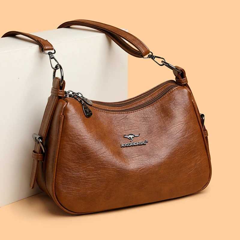 Luxury Designer Ladies Handbags New High Quality Leather Shoulder Bag for Women Female Retro and Minimalist Crossbody Bag PursesW251112