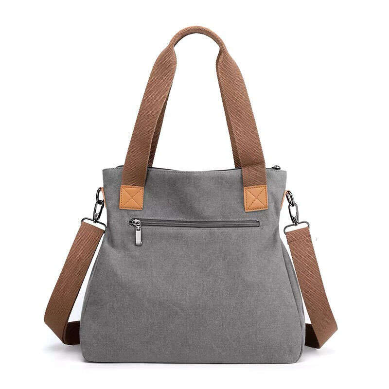 Large Capacity Canvas Casual Korean Fashion Tote Minimalist File New Women's Bag