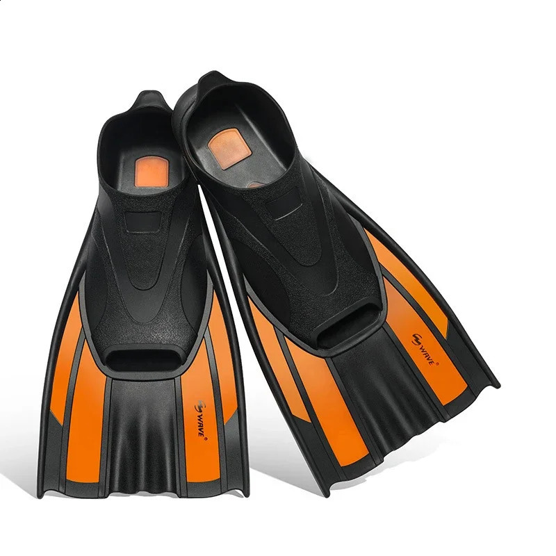 Snorkel Swimming Training Short Fins Men And Women Fins Cover Feet Adult Breaststroke Free Snorkeling Swimming Diving Fins 250411