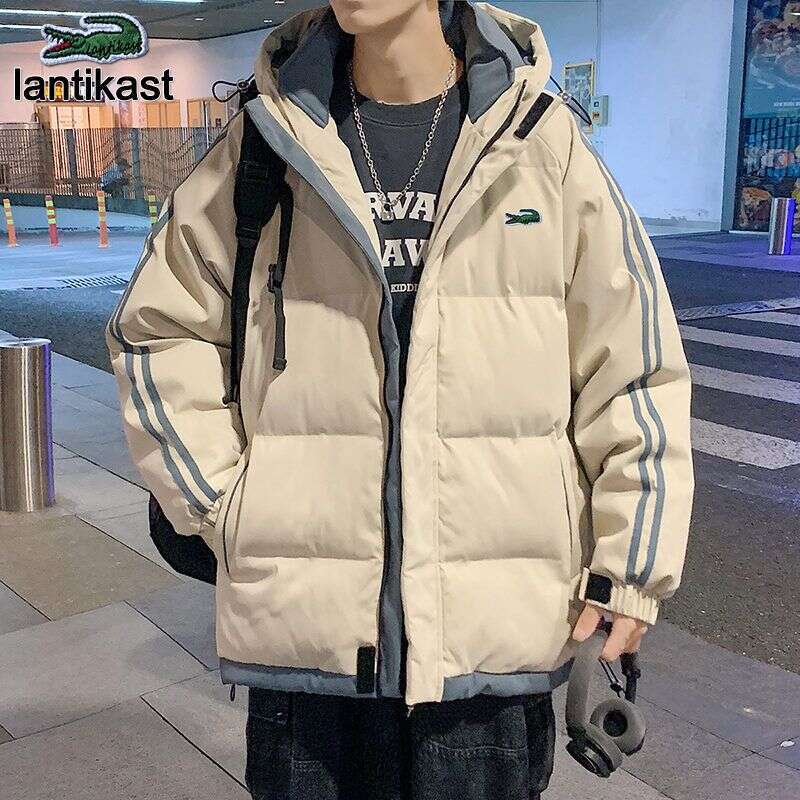 Noble Crocodile for Men 2025 New designer hoodie Cotton Coat Trendy Brand Ins Hong Kong Style Plus Size Thickened Autumn Winter Jacket