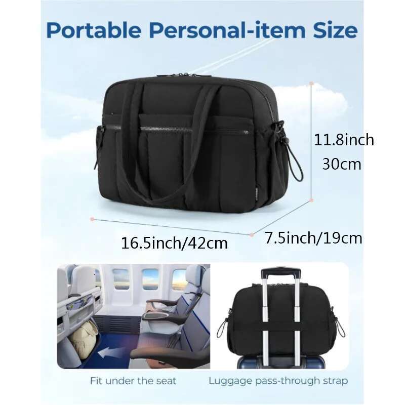 Dry Wet Separation Travel Bag, Gym Duffel For Women, Hand Airport Lage Bag