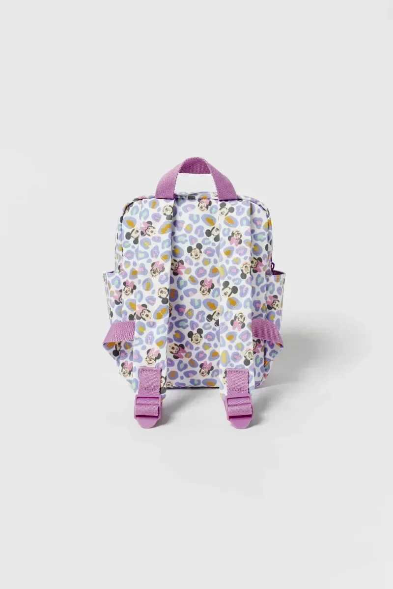 Disney Cute Mickey and Minnie Childrens Backpack Disney Girls Cartoon Printing Large Capacity Book Storage Kindergarten Baby BackpackXJ250412