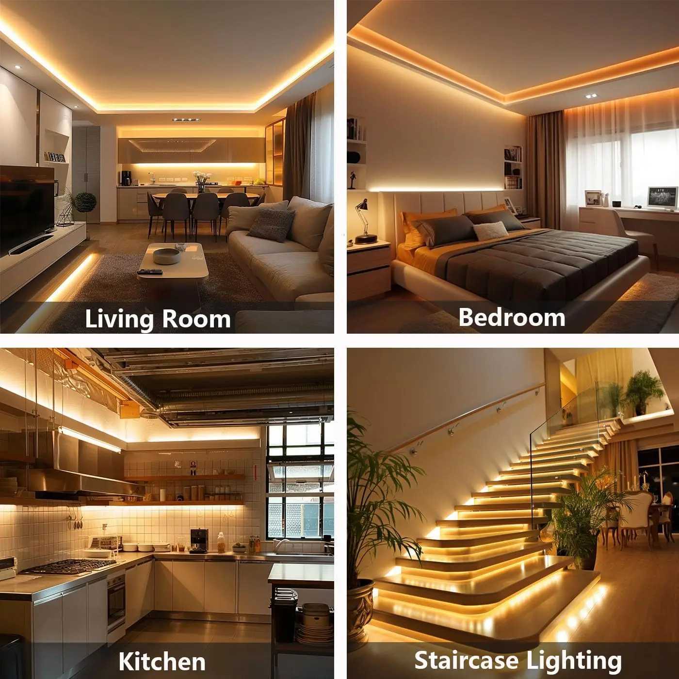 3mm 5mm 8mm Orange Red Amber LED Flexible Strip DC12V 24V 1700k 1800k 1900k Soft Light Tape Cabinet Car Backlight Lights 5m W251112