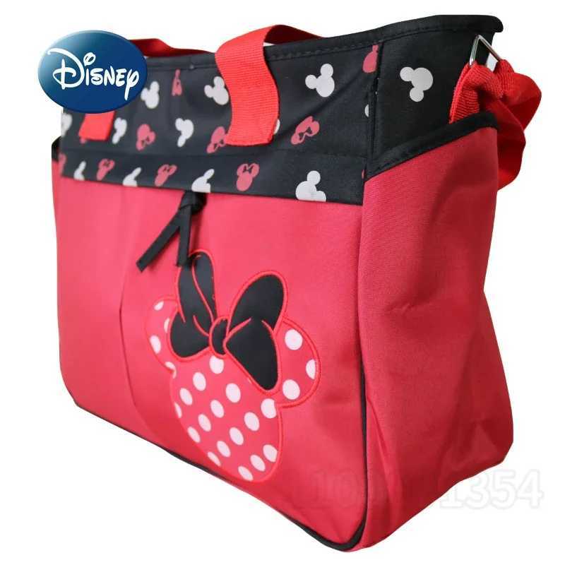 Disney Mickey New Diaper Bag Handbag Cartoon Cute Fashion 2-piece Baby Bag Large Capacity Multi Functional Baby Diaper BagXJ250412
