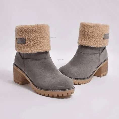 2025 New Designer Shoes Outdoor Autumn And Winter Wool Ankle Boots Fashion Casual Warm Big Veet Women Snow Boots Tide