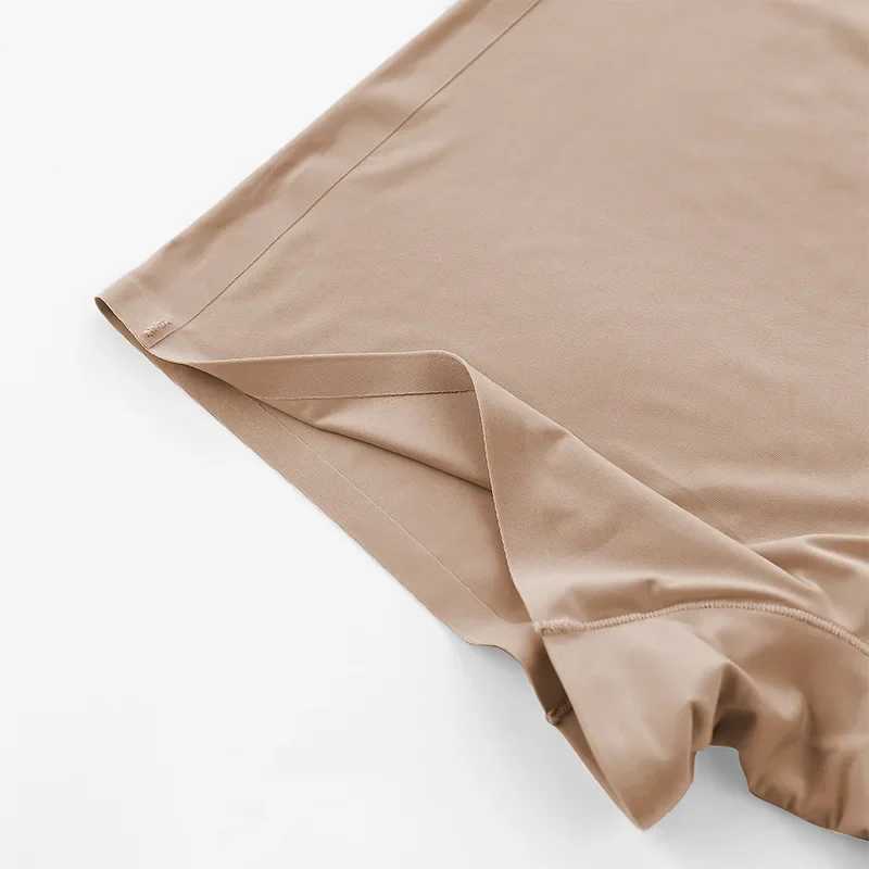 Seamless spandex ice silk safety shorts for women boys shorts womens tight underwear breathable and wrinkle free boxing Y250412
